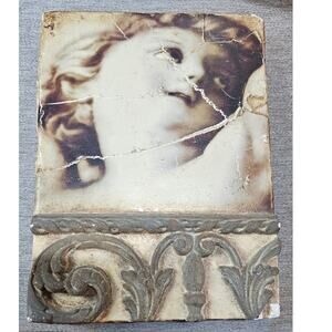 Sid Dickens Memory Block Tile T-36 Cherub Angel Retired mis-numbered